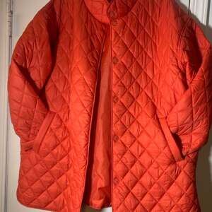 Time and Tru Women's Orange and Red Jacket